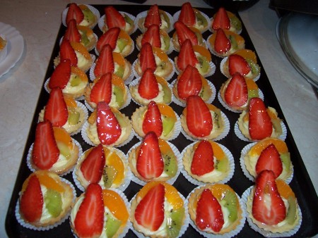 Zákusky: Ovocné košíčky